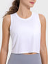 'Vivian' Drawstring Semi Backless Active Tank - Celes Fashion